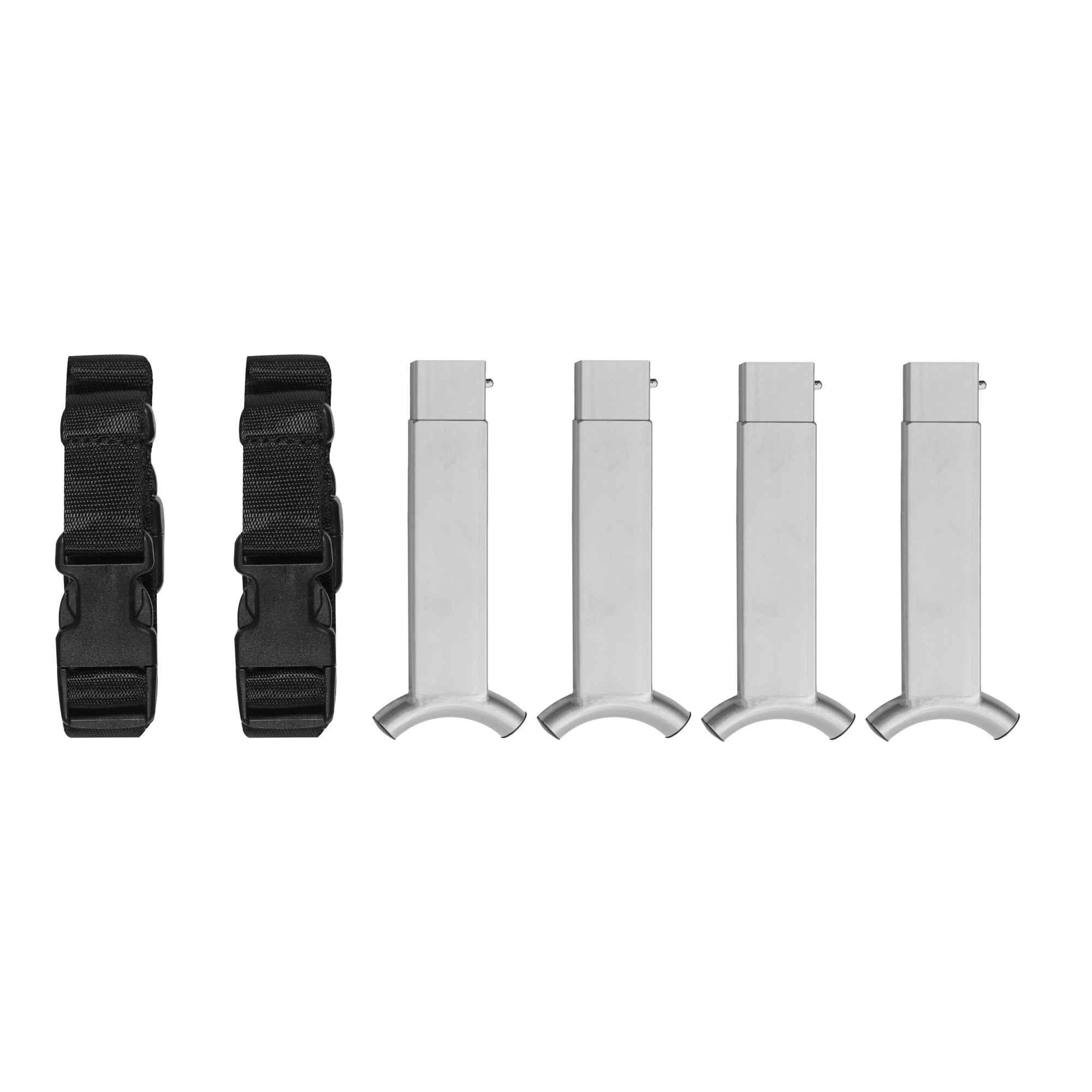 Disc-O-Bed Kid-O-Bunk Stack Adaptor Kit — Silver, Model# 45505KIT